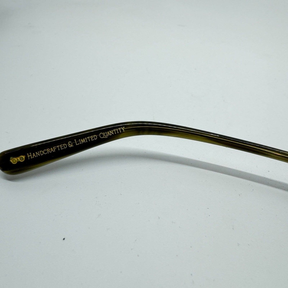 ClassicEyeglasses Frames C3L Black Tortoise Green Round 48-22-140 H9534 - Picture 6 of 9
